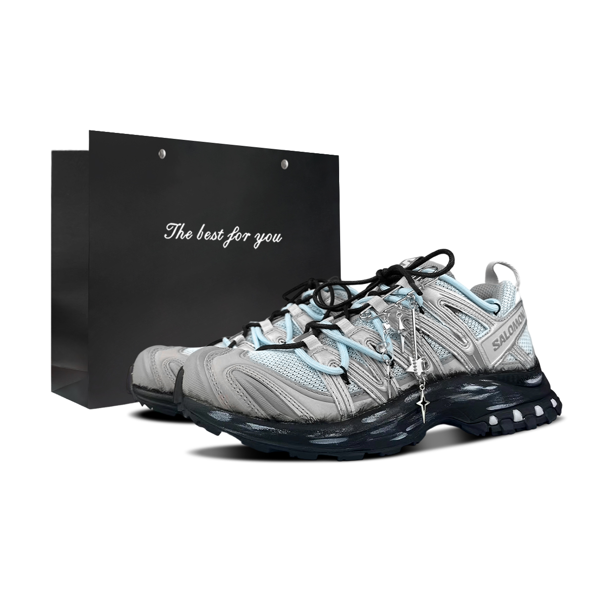 

Кроссовки для бега XA PRO 3D с амортизацией и поддержкой, низкие, унисекс SALOMON, серый