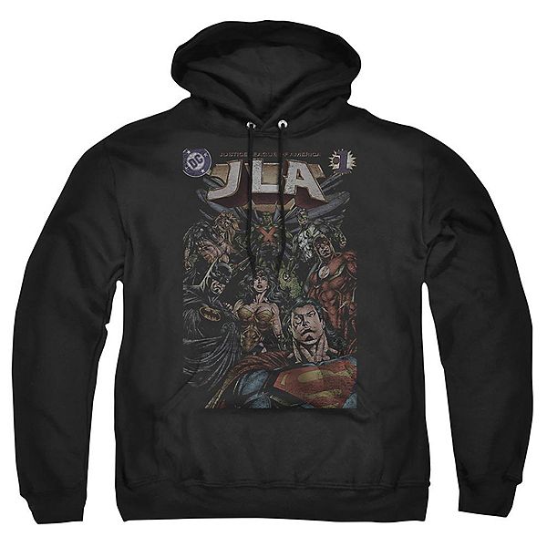 

Толстовка с капюшоном Justice League of America 1 cover adult pull over Licensed Character