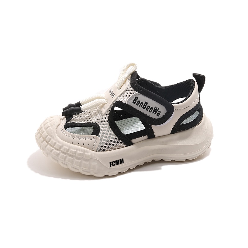 

Противоскользящие и дышащие детские сандалии FCMM, черный