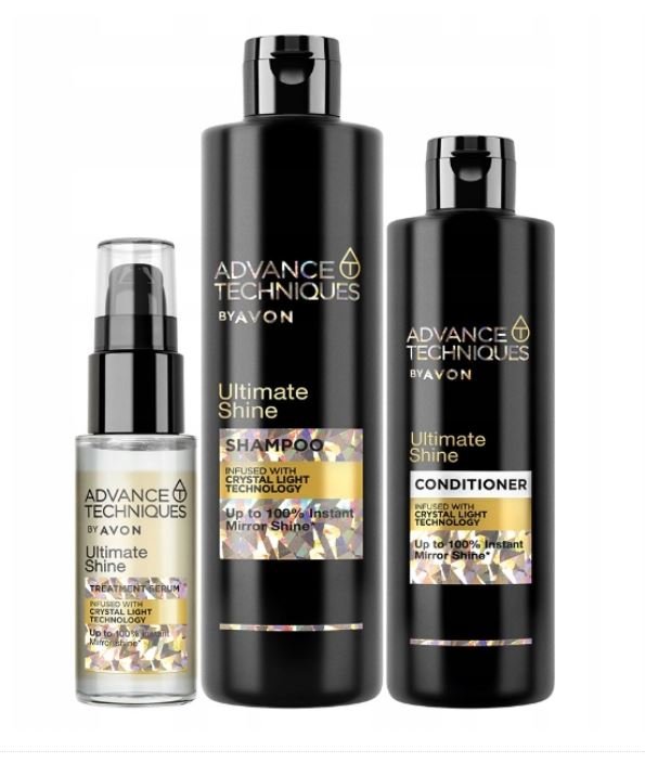 

Avon, Ultimate Shine, набор косметики для волос, 3 шт.