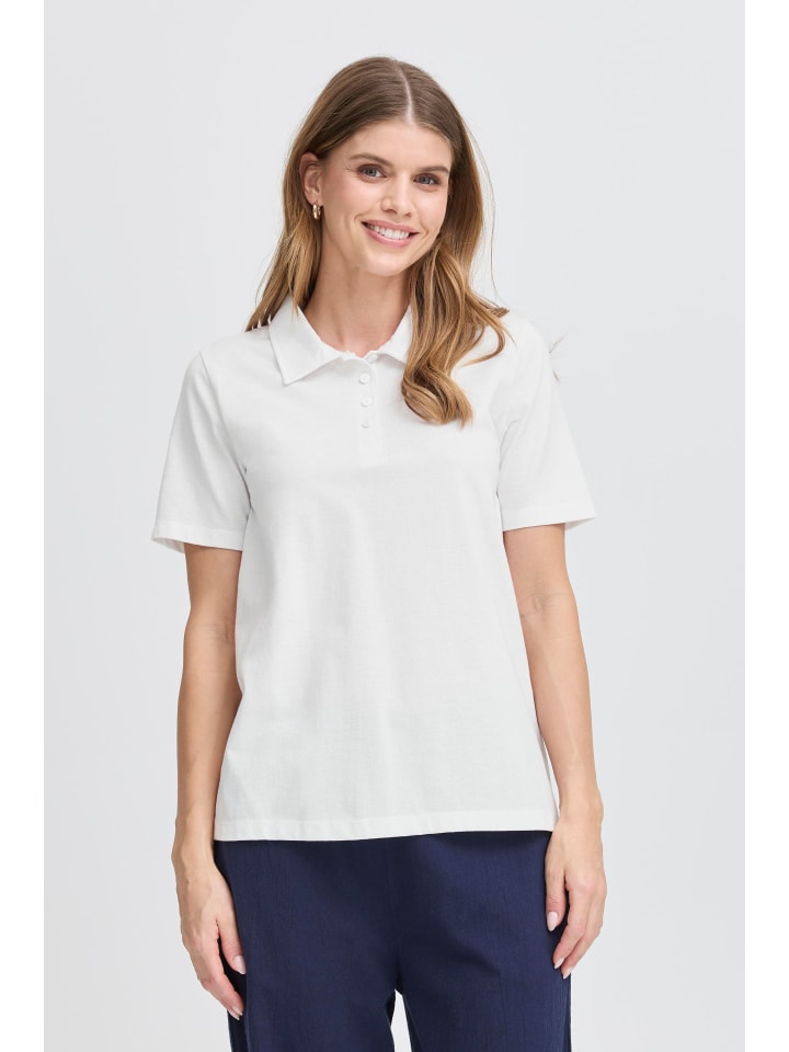 

Fransa Блузка FRSAMMA с короткими рукавами, стандартный крой, цвет Blanc de Blanc