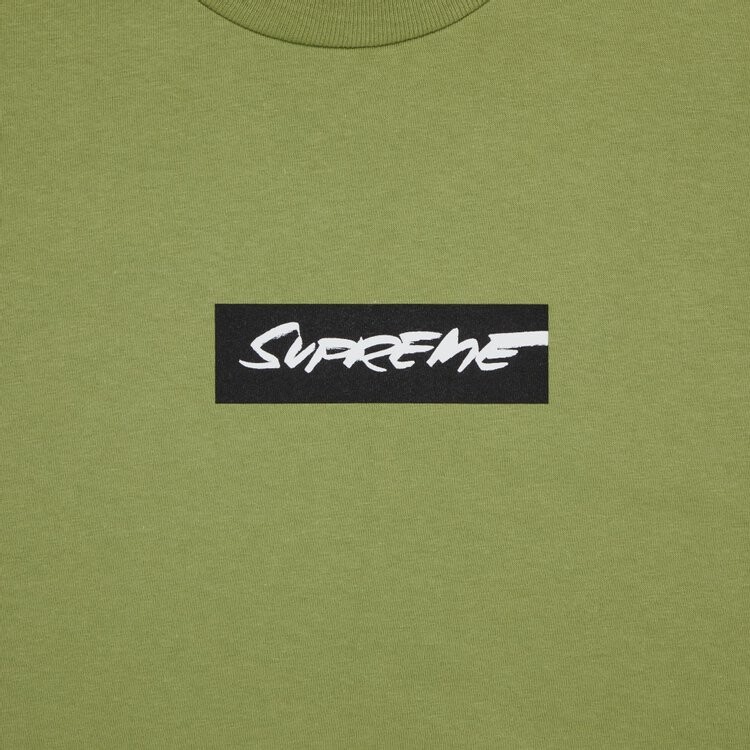 Футболка Supreme Futura Box Logo 'Moss' Green — фото 3