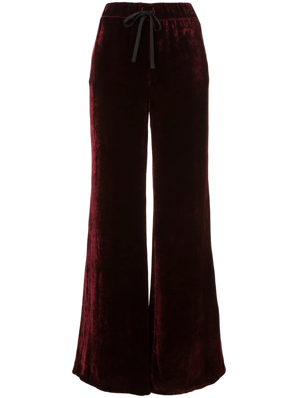 

Бархатные широкие брюки UNRAVEL PROJECT, красный