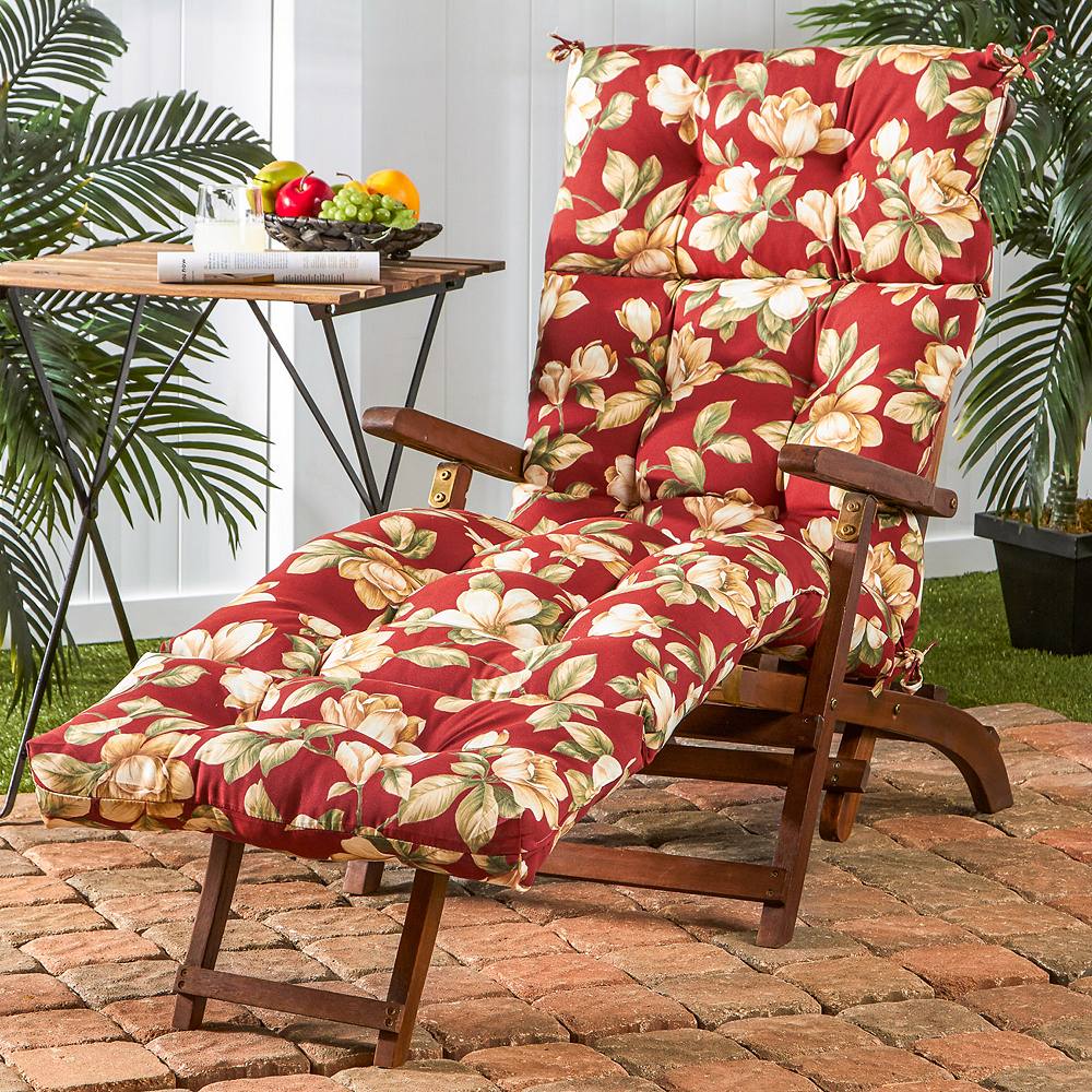 

Greendale Home Fashions 72-дюймовая подушка для уличного шезлонга, цвет Roma Floral