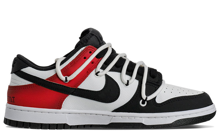 

Кроссовки Nike Dunk Skateboard Shoes Men Low-Top Black White Red