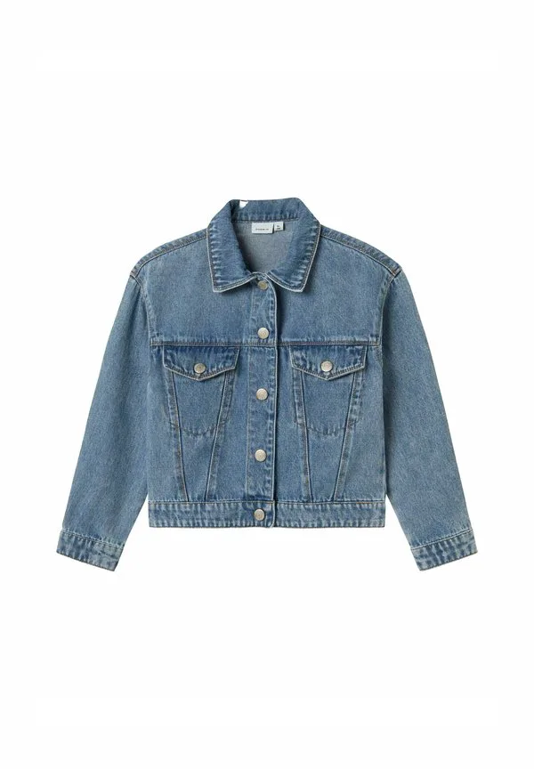 Джинсовая куртка nkfmila noos Name It, Medium Blue Denim — фото 3