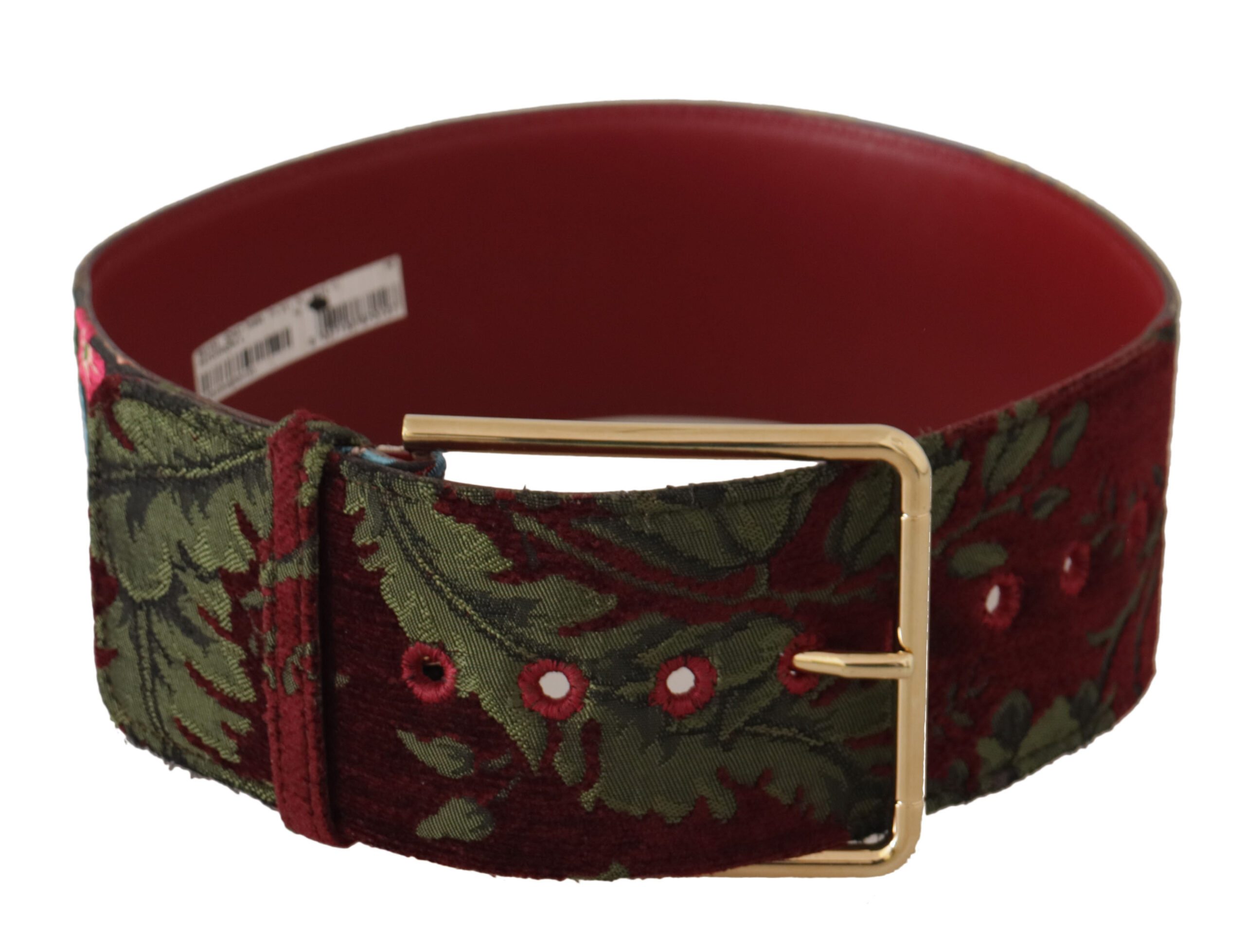 

Ремень из разноцветной кожи с гравировкой логотипа Dolce & Gabbana