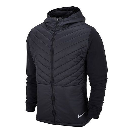 

Куртка men's aerolayer running black jacket Nike, черный