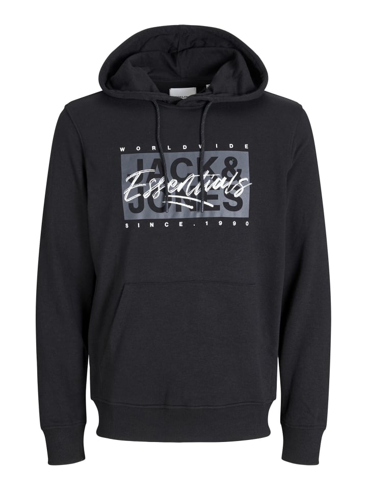 

Толстовка с капюшоном Jack & Jones, черный