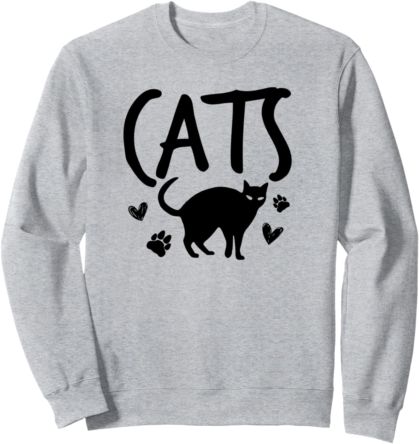 

Кот - Забавная толстовка для любителей кошек Cats Funny, серый