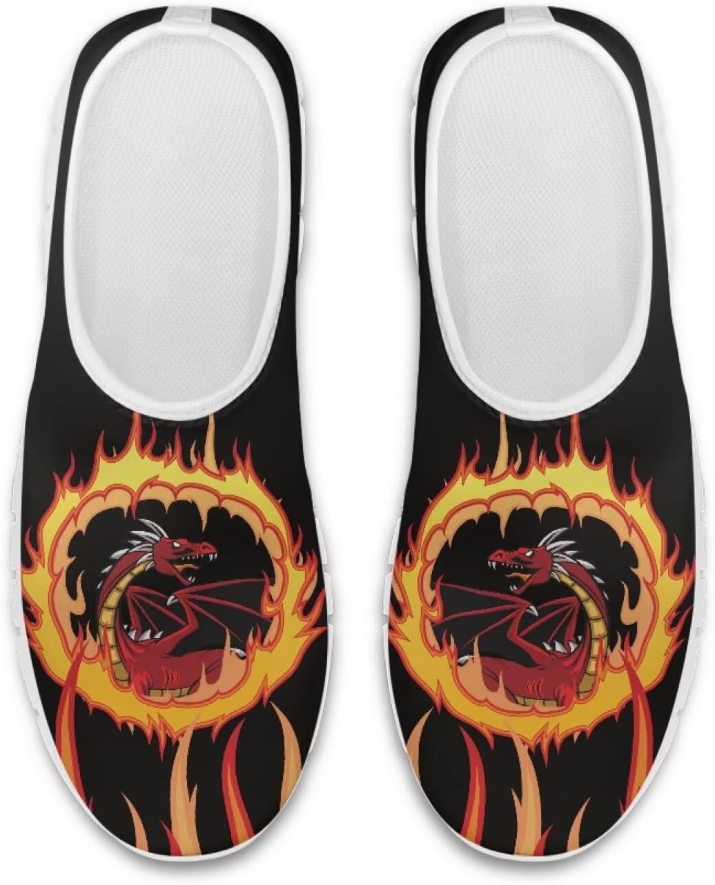 

Ocxbuir Мужские слипоны для ходьбы, повседневные легкие кроссовки, эластичные, противоскользящие, для тренировок и фитнеса, размер 5-14, белая подошва