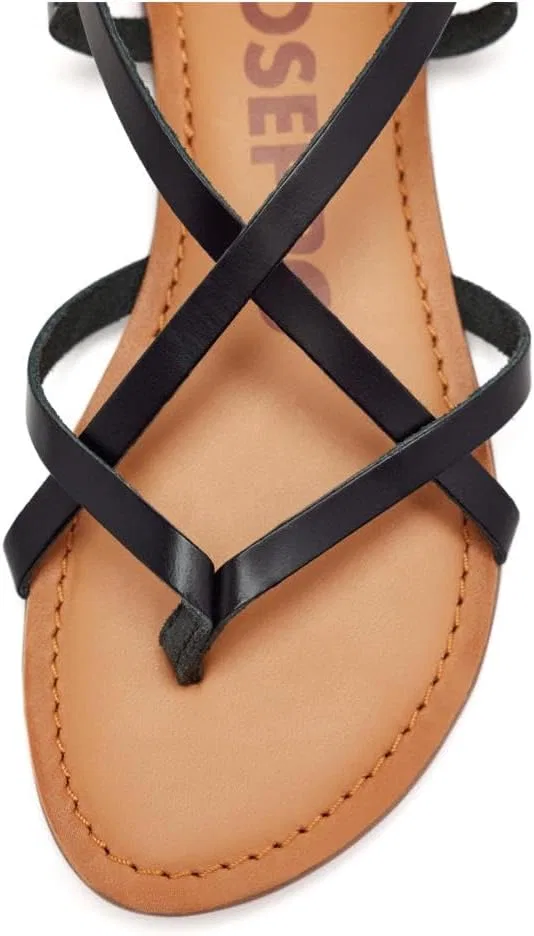 Сандалии на щиколотке GIOSEPPO, Black White — фото 2
