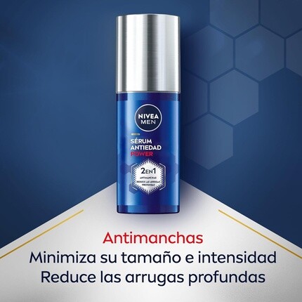 Сыворотка Nivea — MEN POWER Антивозрастная -в-1 против морщин и против старения, 30 мл — фото 2