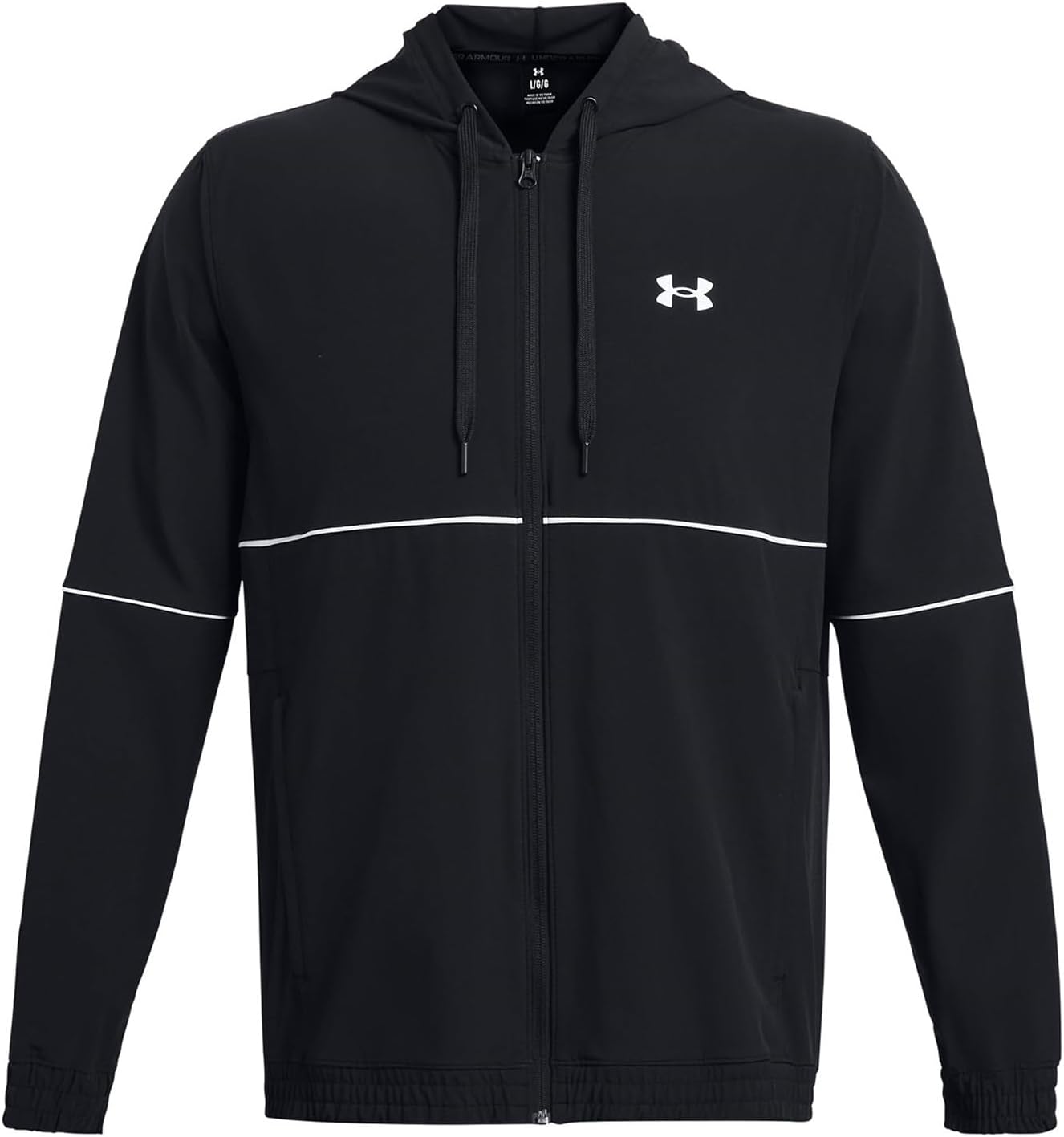 

Under Armour мужская куртка UA Zone Woven - водонепроницаемая, Black/Black/White