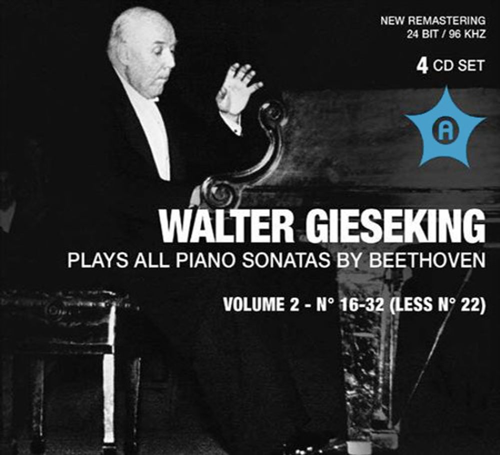 

Диск CD Walter Gieseking Plays All Piano Sonatas By Beethoven, Volume 2 - No. 16-32 (Less No. 22) - Ludwig van Beethoven, Walter Gieseking