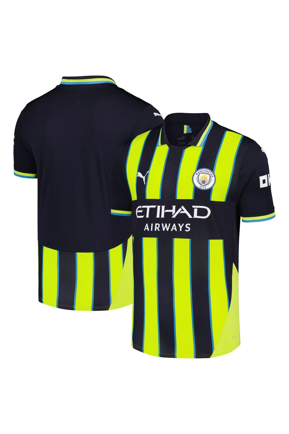 

Мужская футболка manchester city 24/25 на выезде Puma, желтый