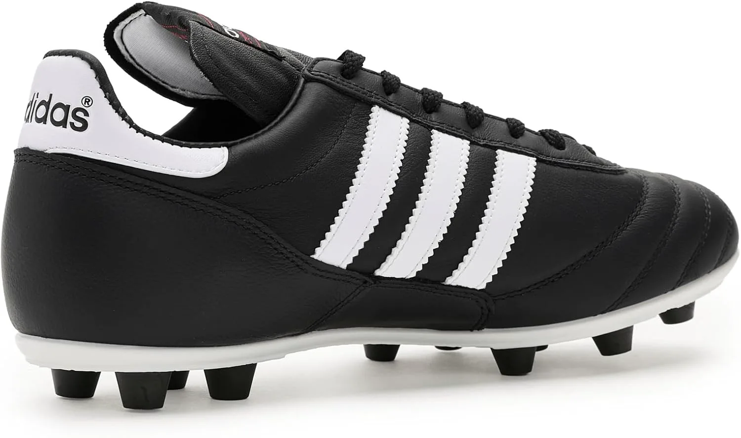 Футбольные бутсы Adidas Mens Copa Mundial для твердого грунта, белый/черный/металлик — фото 3