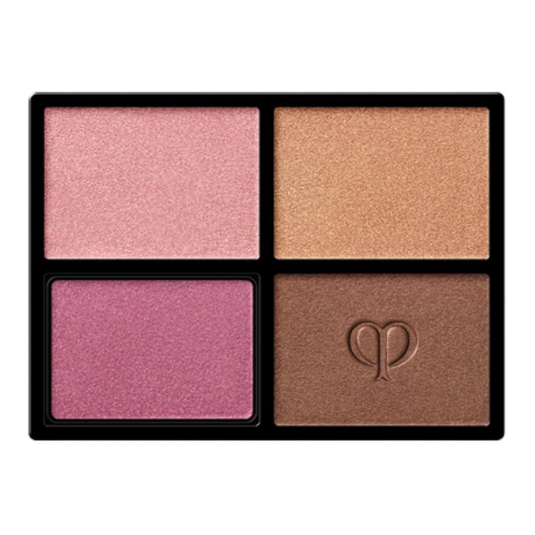 Тени для век Starlight Diamond Radiance, 4 цвета, легко растушевываются Clé De Peau Beauté