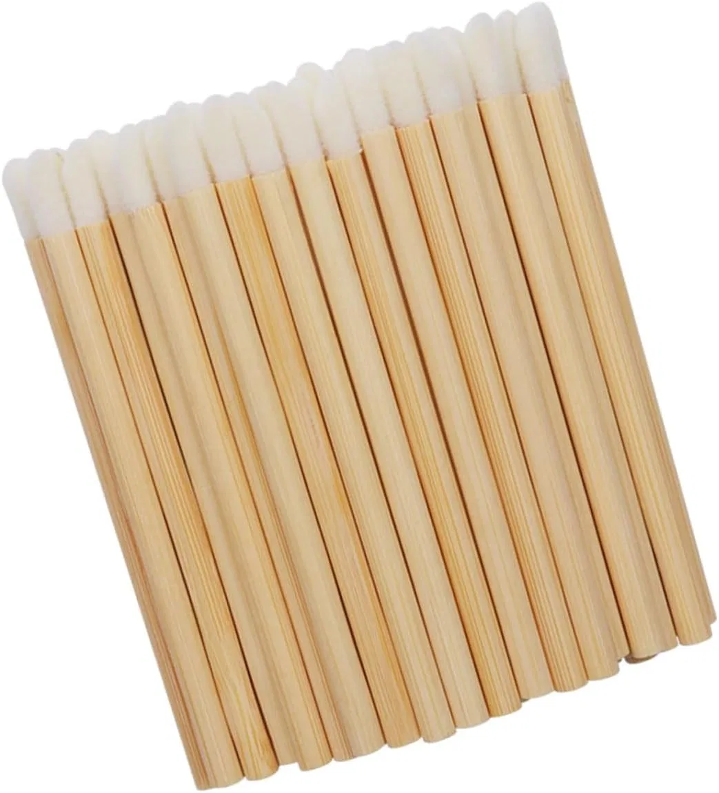 Диспоузные кисти для губ POPETPOP, 100 штук, белый