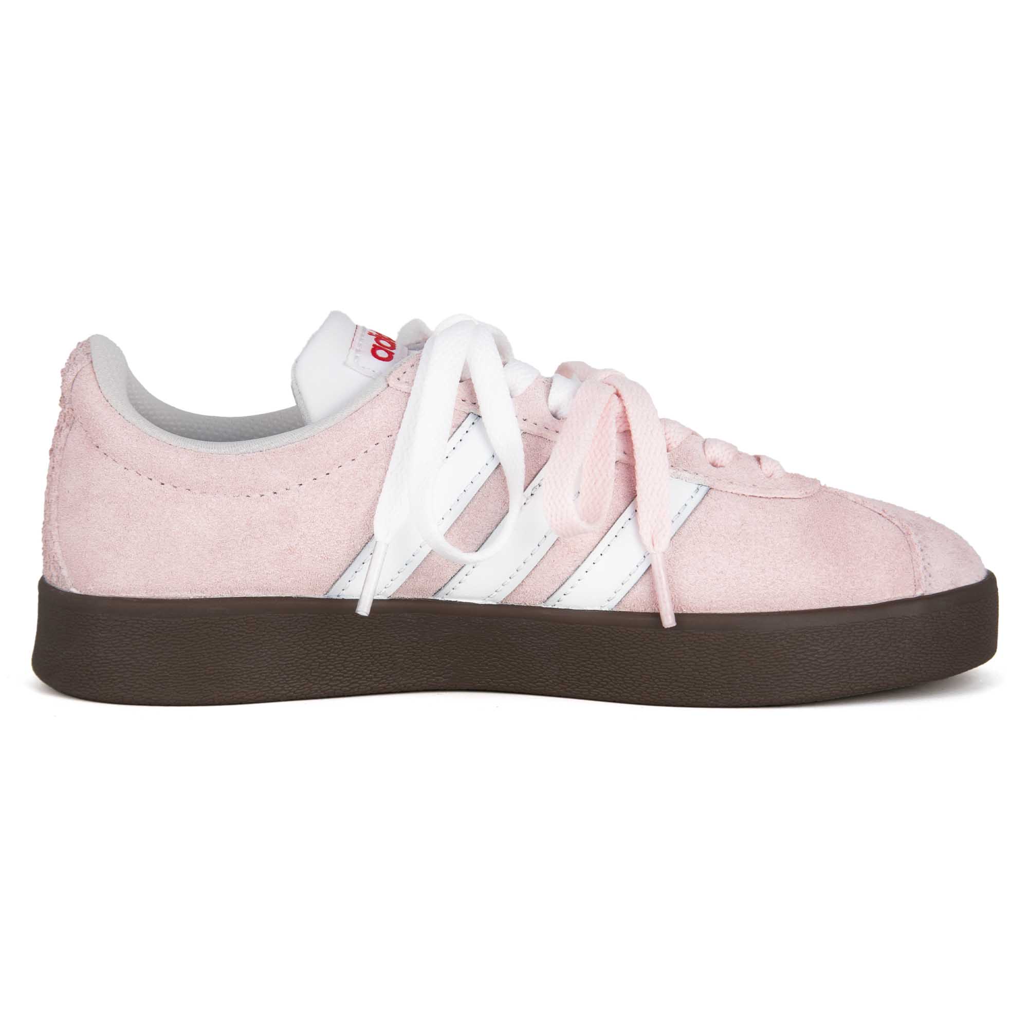 Adidas VL Court 20 Kitten Has Arrived устойчивые к истиранию низкие кроссовки для скейтбординга унисекс light pink — фото 3