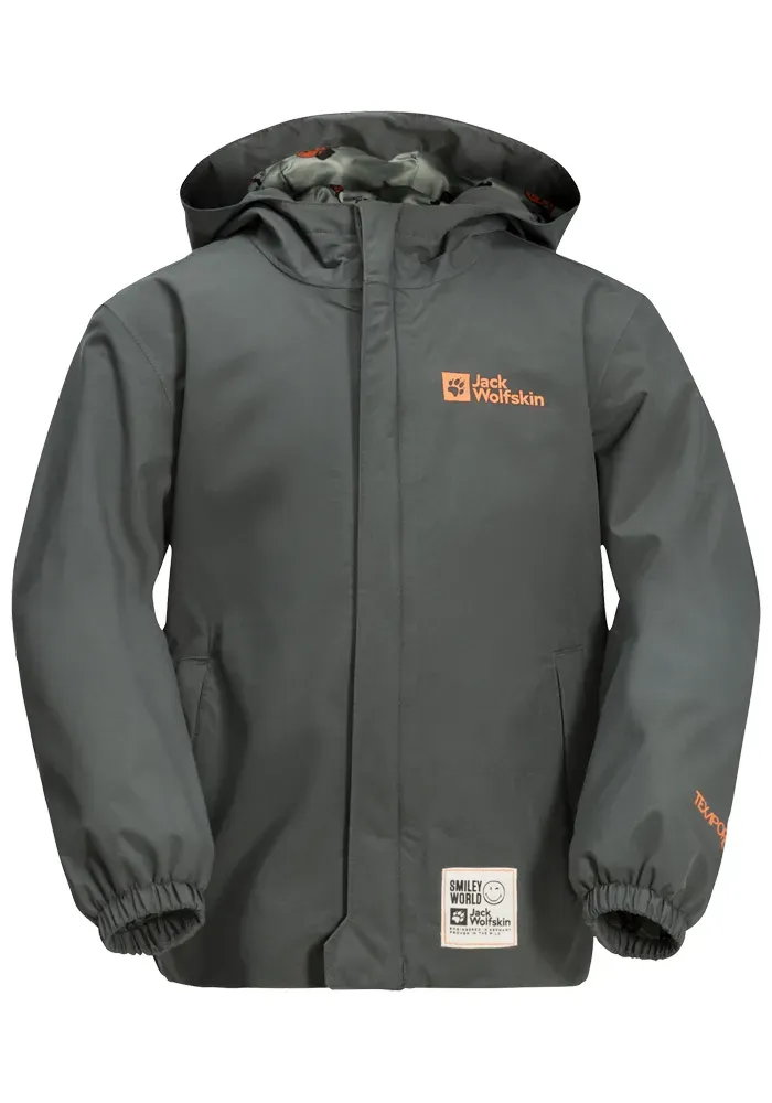 

Куртка Jack Wolfskin "SMILEYWORLD 2L JKT K", с капюшоном, зеленый