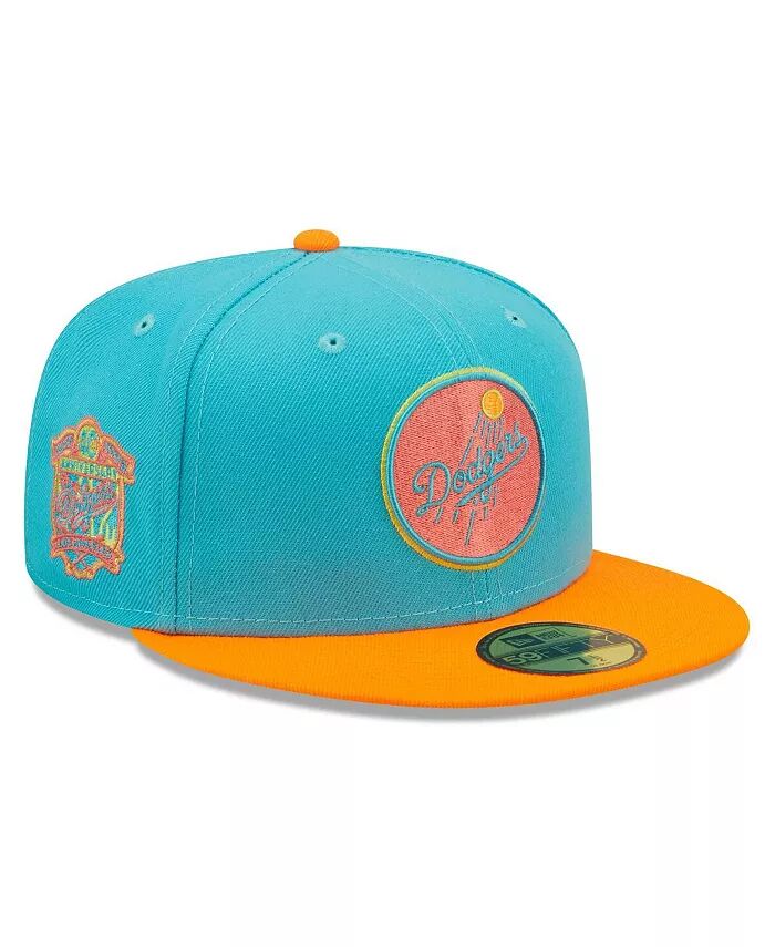 

Мужская синяя, оранжевая кепка Los Angeles Dodgers Vice Highlighter 59FIFTY New Era, синий