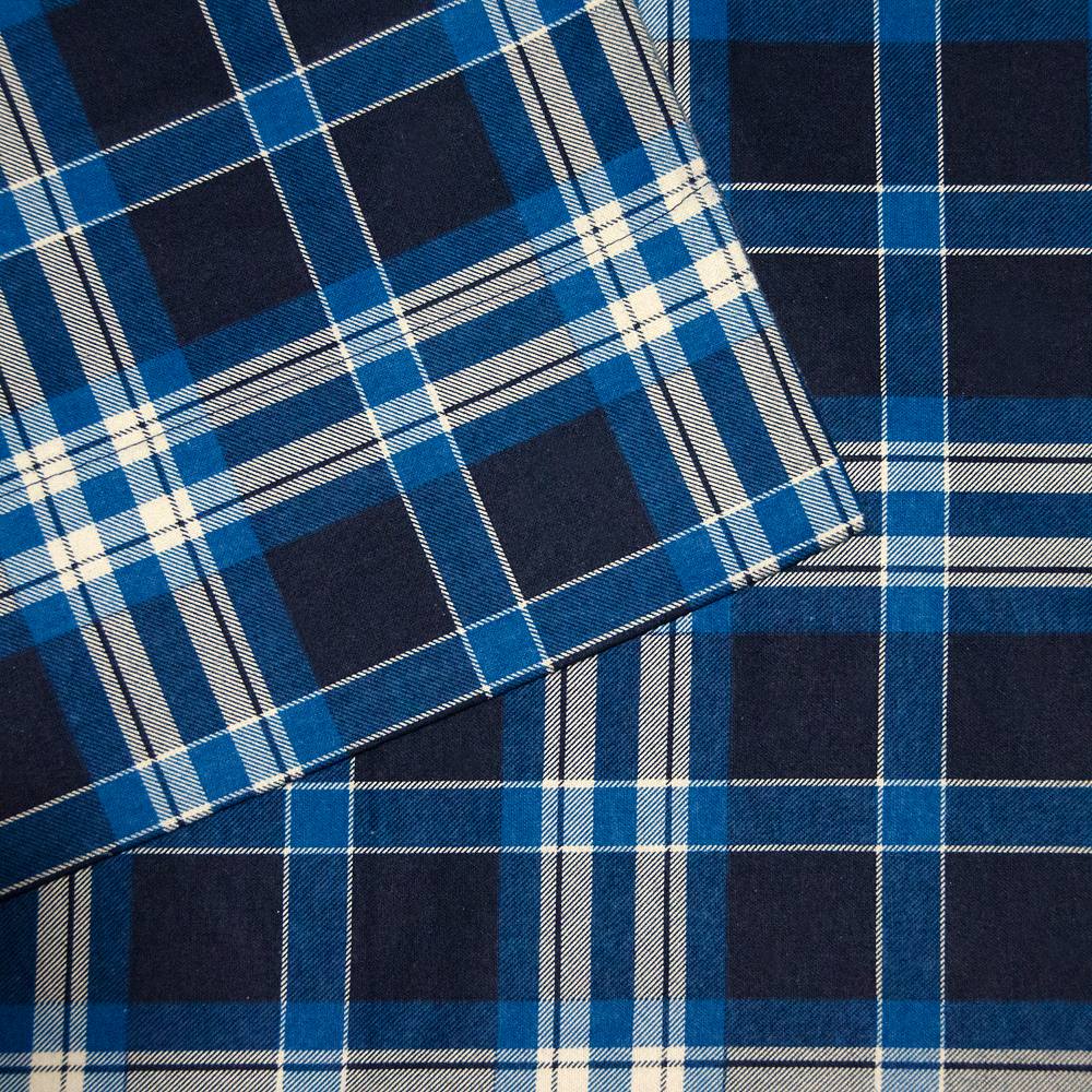 

Набор фланелевых простыней Pointehaven, цвет Blue Plaid