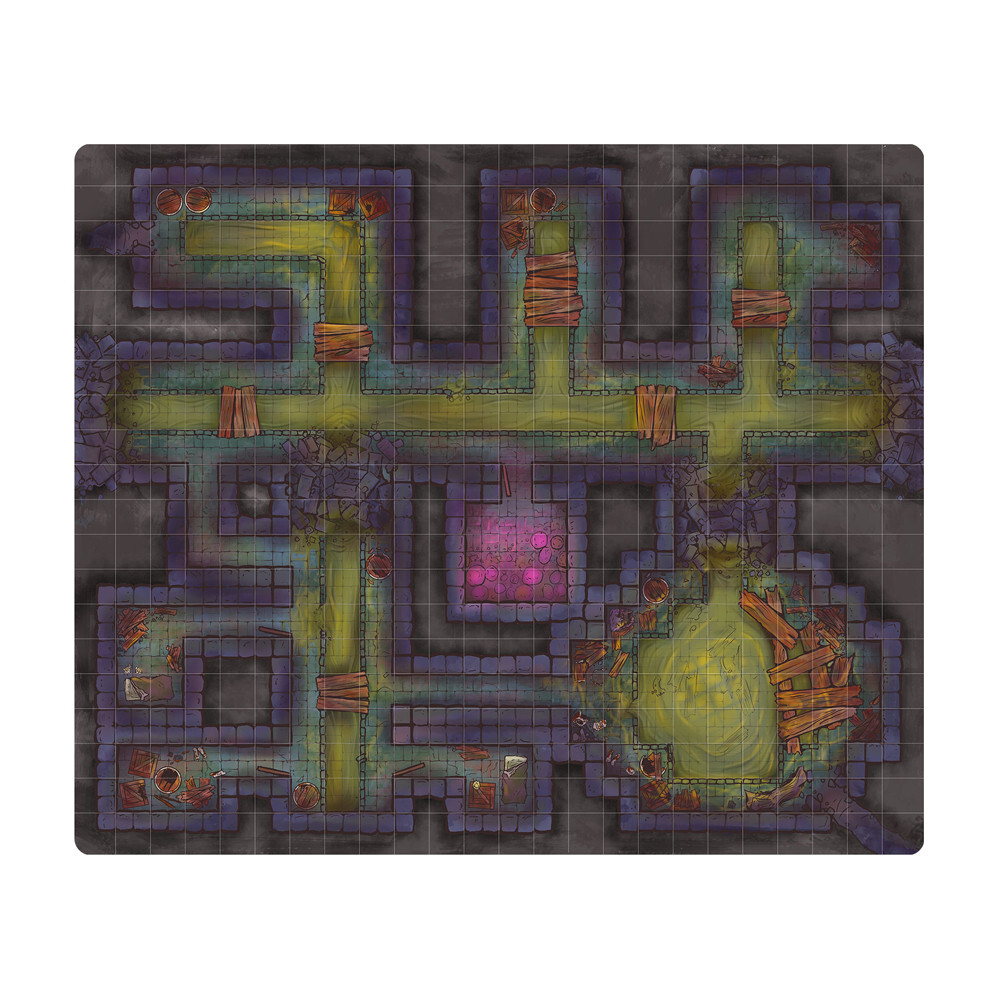 

Миниатюра Next Level Miniatures Next Level Miniatures: Game Mat - The Gutter