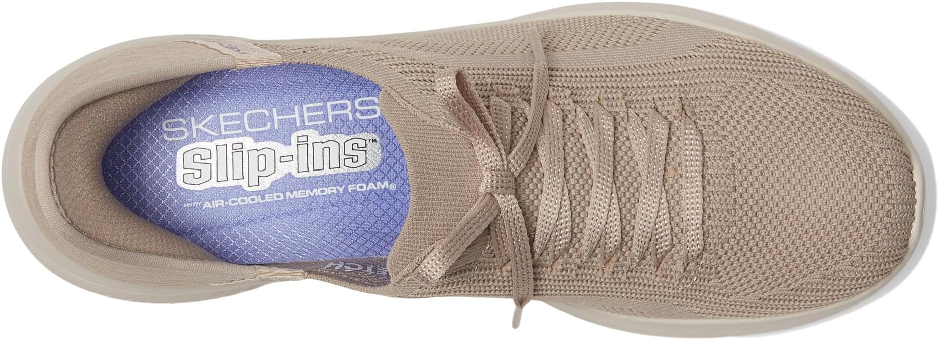 Кроссовки SKECHERS Ultra Flex 3.0 - Brilliant Hands Free Slip-Ins, TaupeSee Less — фото 2