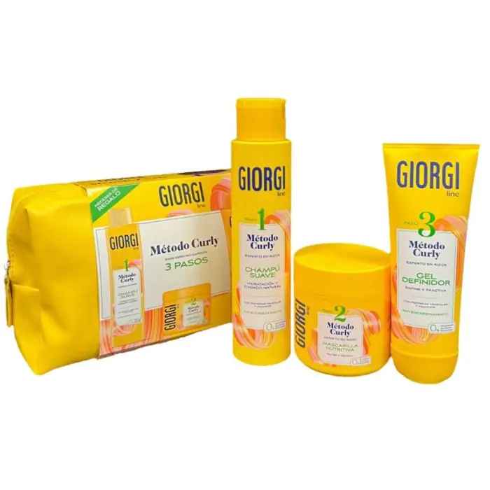 

Косметичка Neceser Método Curly 3 Pasos Giorgi, Set 3 productos + Neceser