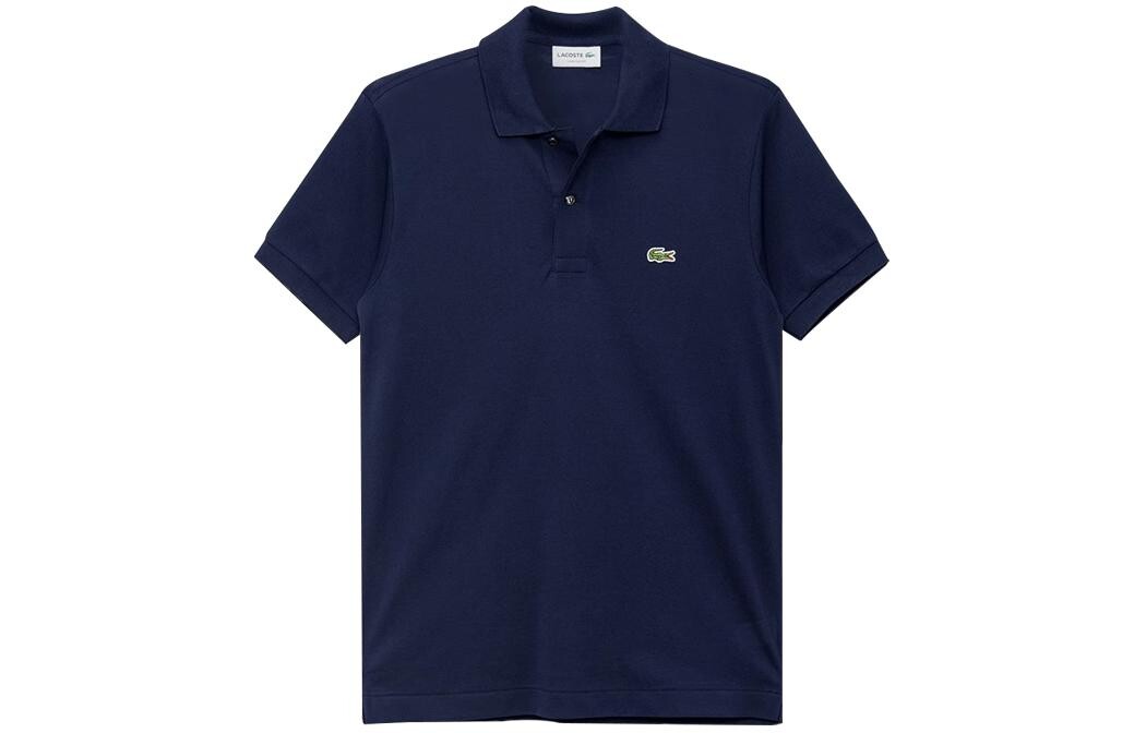 

Рубашка поло мужская темно-синяя Lacoste, темно-синий