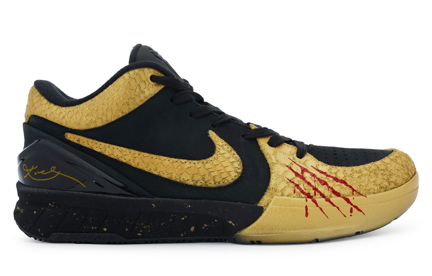 

Баскетбольные кроссовки унисекс Nike Zoom Kobe 4, Black gold red