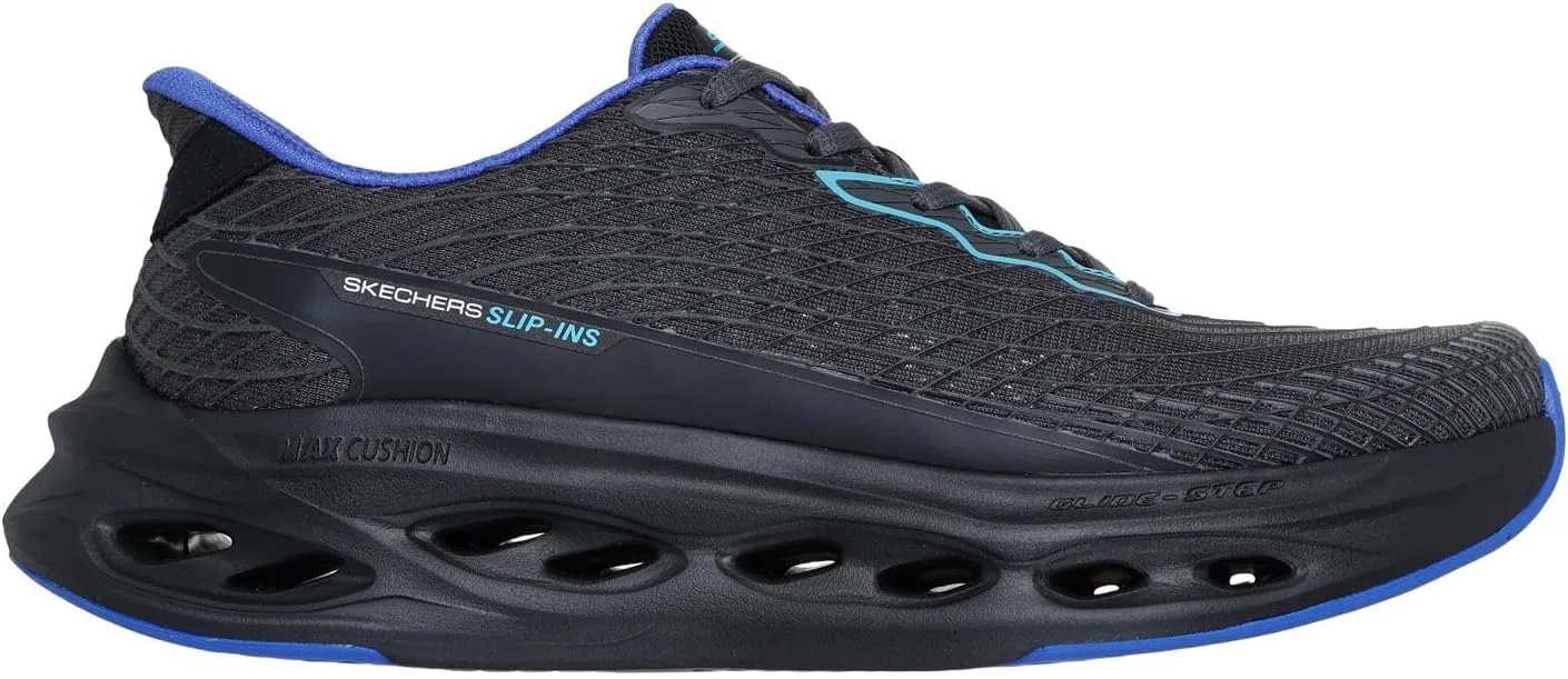 Мужские кроссовки Skechers Max Cushioning Glide-Step Sapphire, синий — фото 4