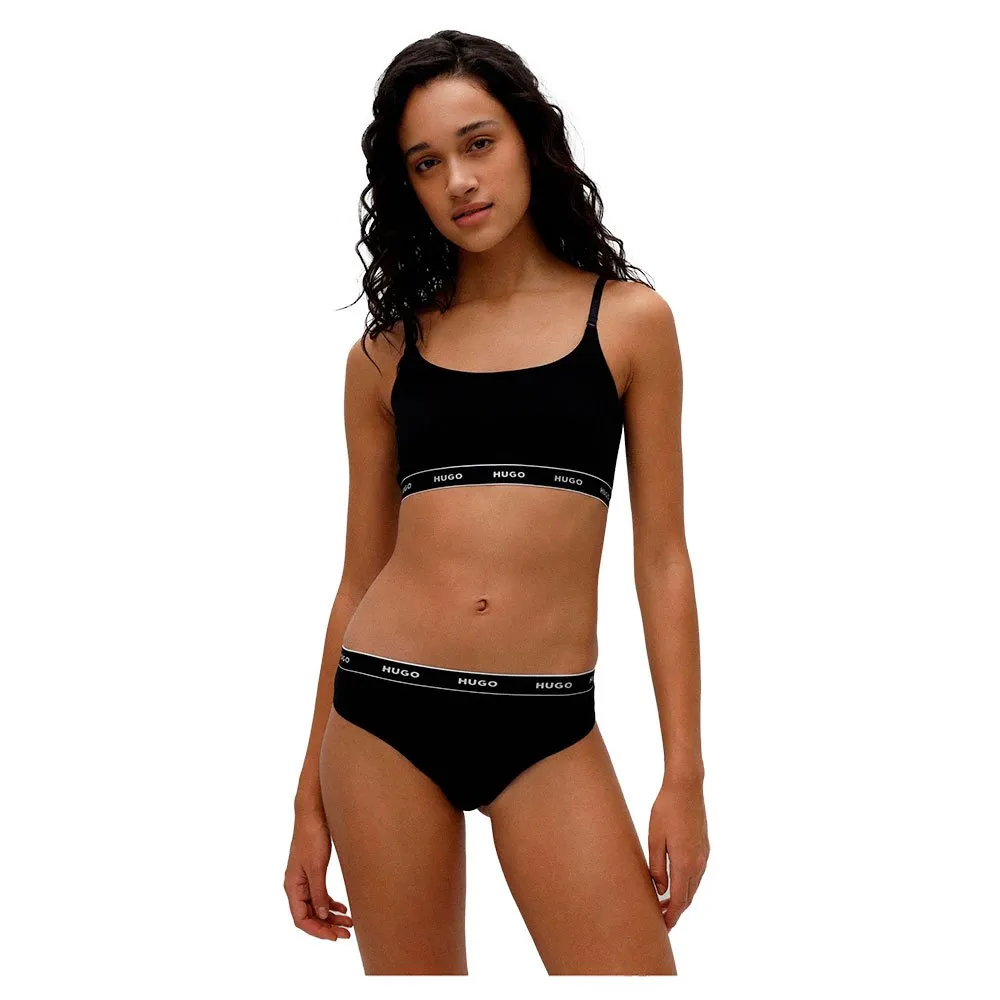 

Стринги HUGO Stripe 3 units, черный