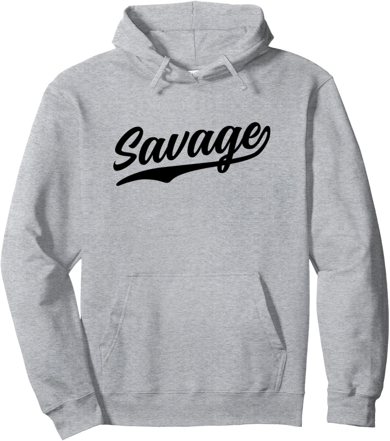 

Худи Savage Retro 1970s Baseball Script Vintage Cursive Hipster Savage Vintage 70S Tees, серый