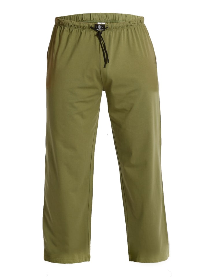 

Пижамные брюки оливкового цвета Haasis Bodywear