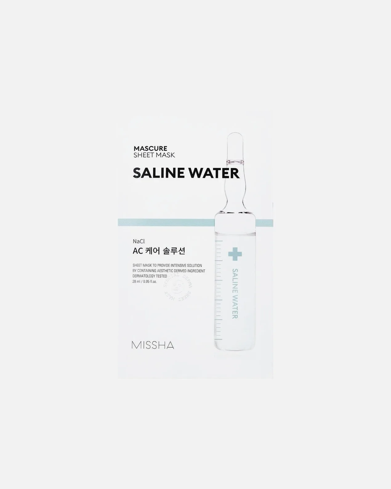 Тоник Missha — Тушмаска для ухода за кожей лица Tuchmaske mascure ac care solution sheet mask, 27 мл