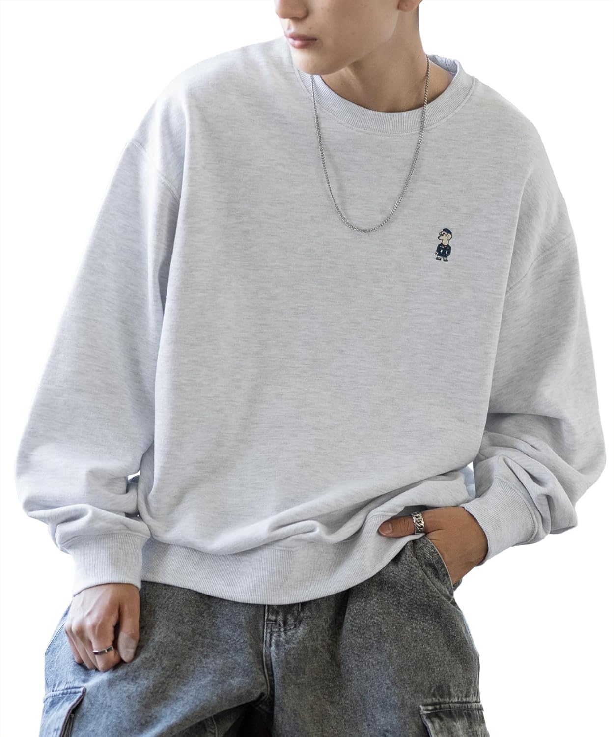 

Мужская толстовка на флисовой подкладке IMPROVE 70364 Trainer, с вышивкой SIDEWAYSTANCE Improves, пепельный, Бежевый, Мужская толстовка на флисовой подкладке IMPROVE 70364 Trainer, с вышивкой SIDEWAYSTANCE Improves, пепельный