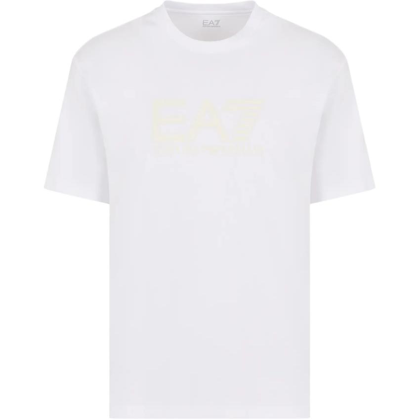 

Футболка Ea7 Cotton EMPORIO ARMANI, кремовый, Бежевый, Футболка Ea7 Cotton EMPORIO ARMANI, кремовый
