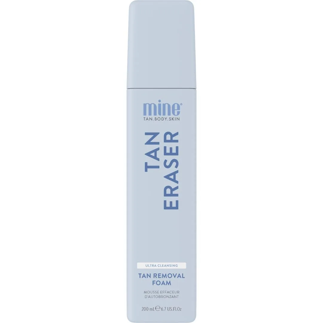 Пенка для автозагара Minetan Self Tan Eraser Foam | Нанесение за 5 минут, лучшее средство для снятия автозагара, для гладкой и чистой кожи, для лица и тела, ультраувлажняющее, 190 мл 198 мл (1 шт.) Minetan Body.Skin, Clear
