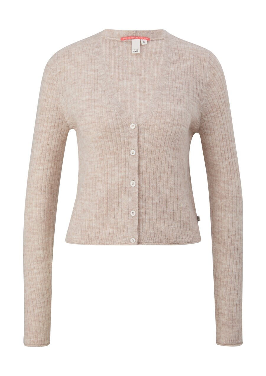 

Вязаный кардиган QS Knit Cardigan, бежевый