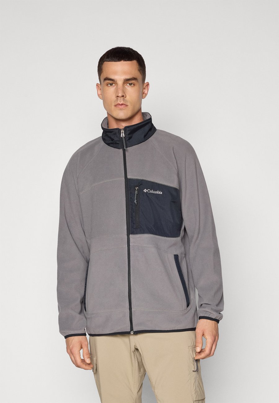

Флисовая куртка Columbia FAST TREK OVERLAY FULL ZIP, City Grey/Black/Grey