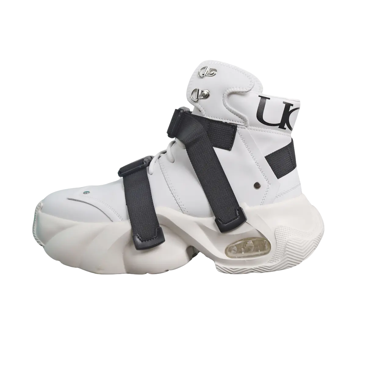 

Banas UCOC Коллаборация Высокие Кроссовки для Увеличения Роста Устойчивые к Истиранию Повседневные Мужские Белый, цвет White