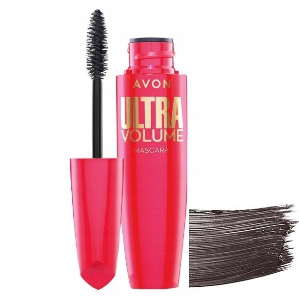 

Тушь для ресниц AVON Ultra Volume, коричнево-черная