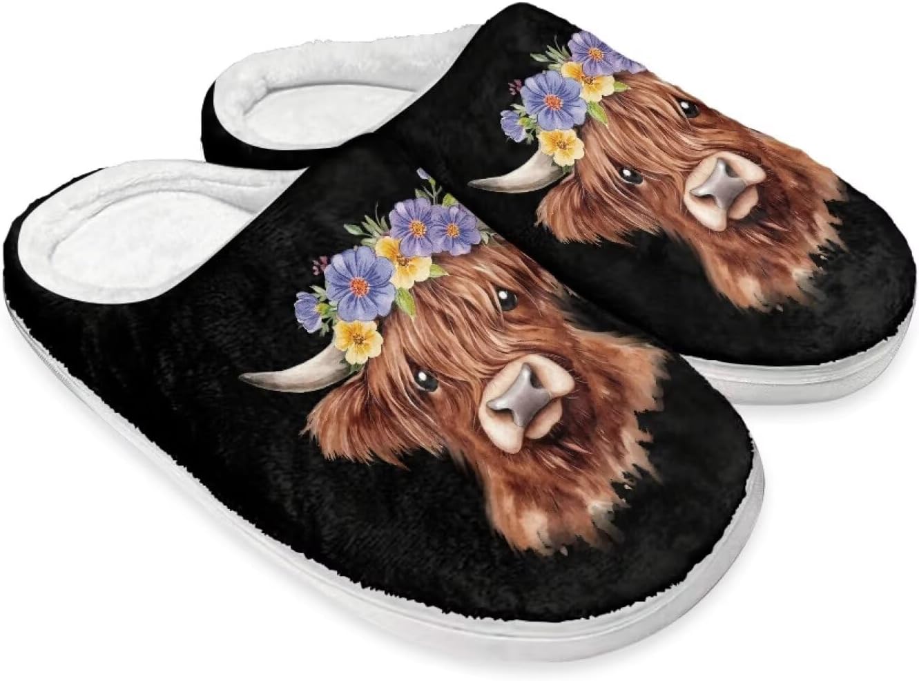 

Тапочки STUOARTE для женщин и мужчин, мягкие домашние тапочки, теплые и пушистые, плюшевые, противоскользящие, на низком ходу, черный/коричневый