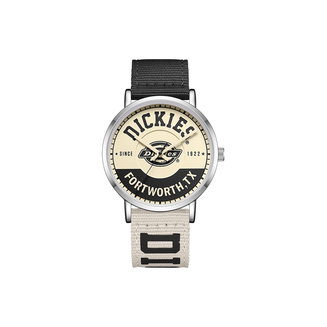 

Dickies Часы Wrist Watch Quartz Movement Nylon Strap Purple Watch Dial Women's Watch, 210F60LYXCL-274V1-17 Black Dial