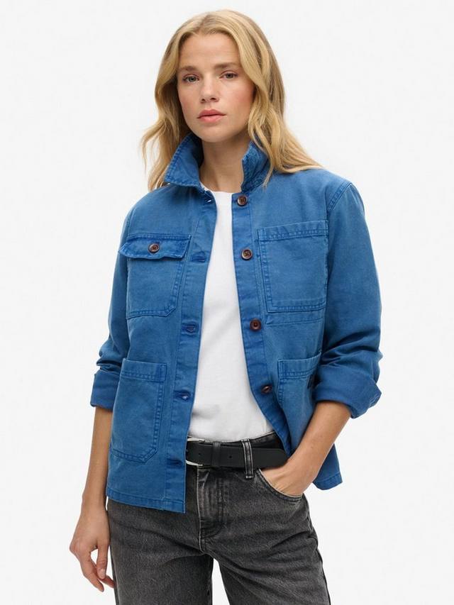 

Домашняя куртка с четырьмя карманами Superdry, цвет True Blue