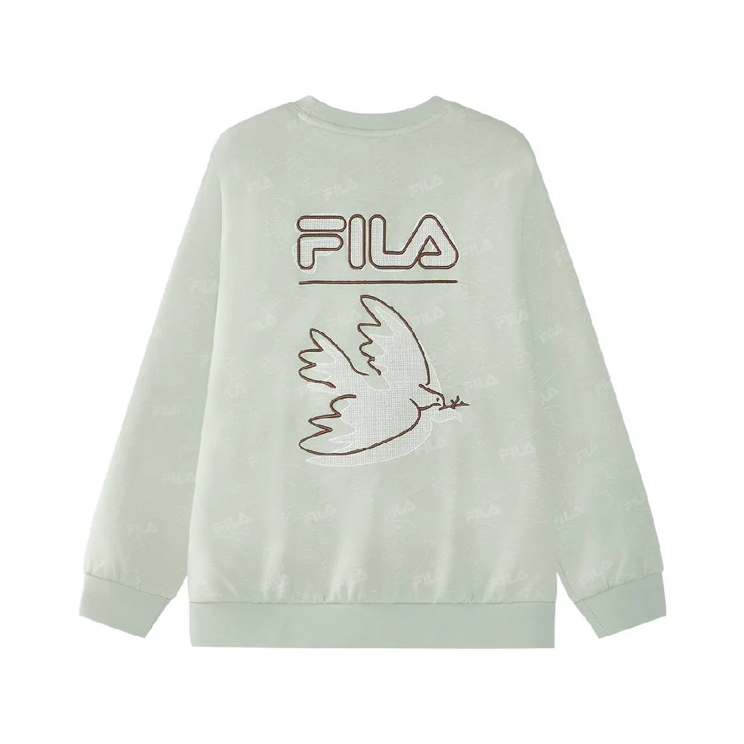 FILA KIDS Толстовка PABLO PICASSO Wild Gray Green детская — фото 3