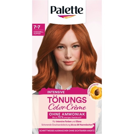 

Палитра цветов Creme 7-7 Карамельный Медный Henkel