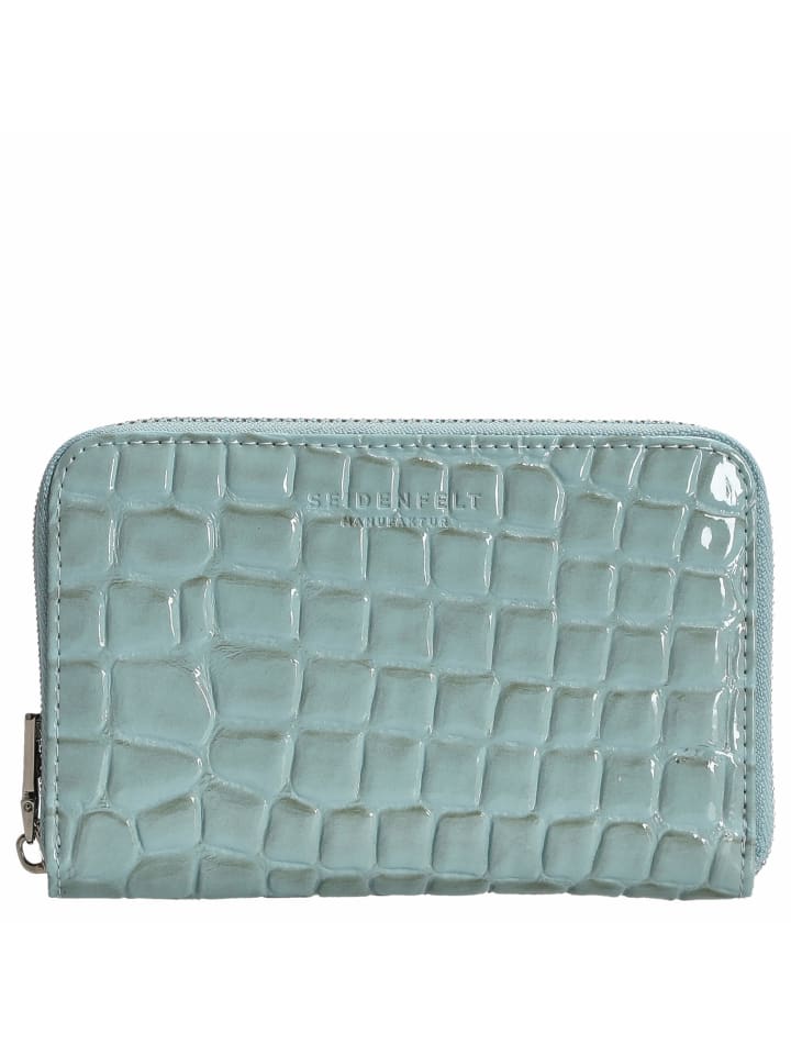 

Кошелек Seidenfelt, цвет croco print ice blue
